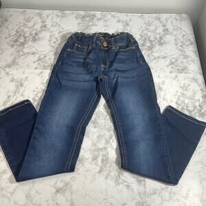 Jordache Girls Skinny Jeans Dark Wash Size 10 Slim Stretch Adjustable Waist